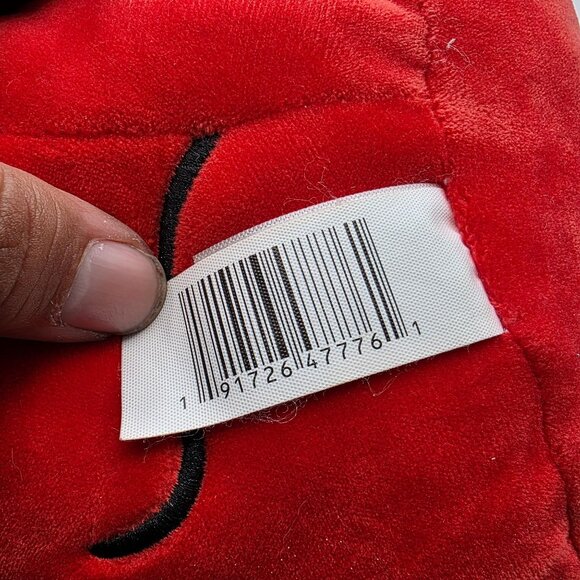 Disney Squishmallows Mickey Mouse Plush Black Red Soft Toy 12" Kellytoy - Picture 5 of 7